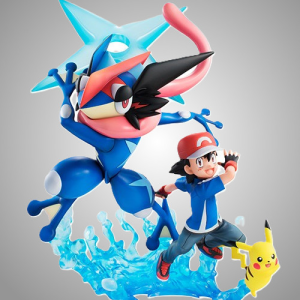 Greninja & Pikachu & Ash - G.E.M. Pocket Monsters Series (image for) Greninja & Pikachu & Ash - G.E.M. Pocket Monsters Series