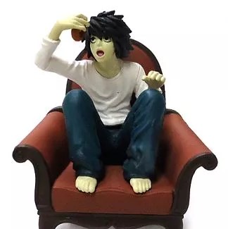 (image for) L - Death Note Real Figure Collection Pre-owned A/B