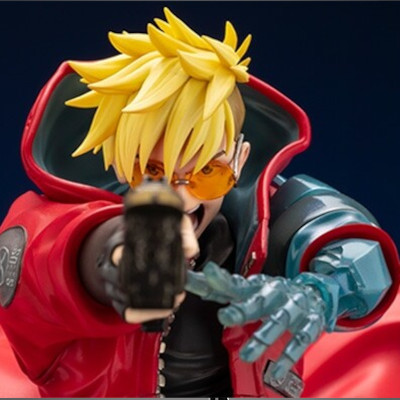 (image for) Trigun Stampede ARTFX J w/extra face Pre-owned A/B