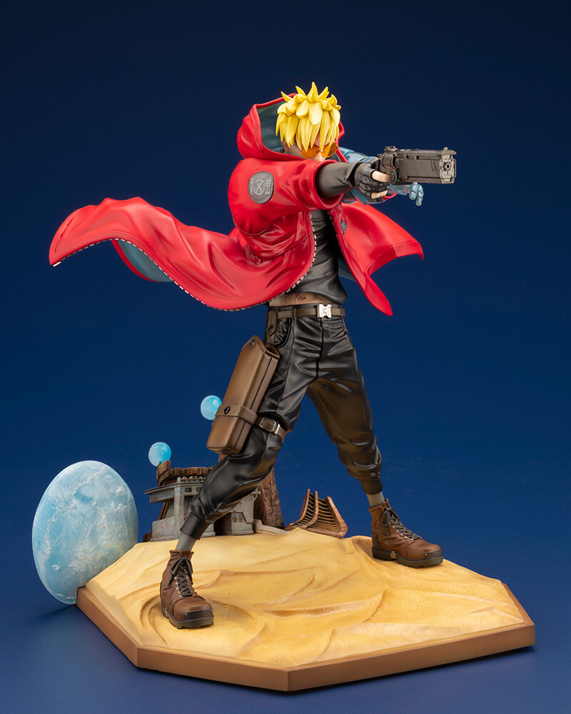 Trigun Stampede ARTFX J w/extra face Pre-owned A/B