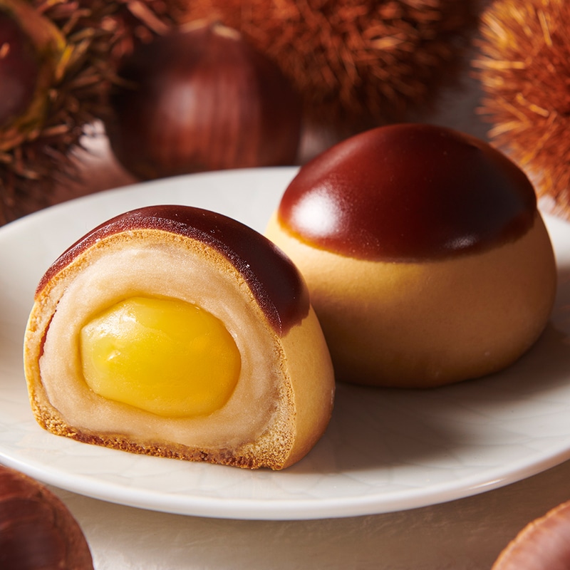 (image for) Chestnut Manjuu (bun) 6 pieces